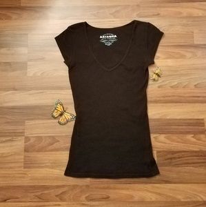 Arizona Jean Company black Favorite "vee" Tee